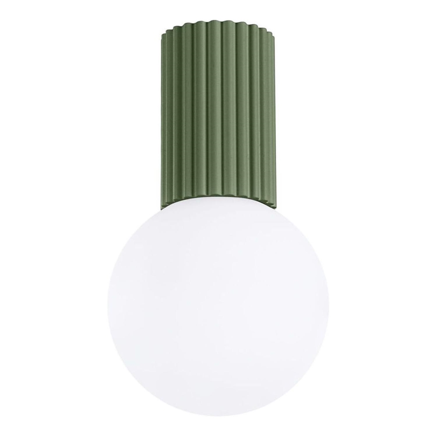 Kopalniška stropna svetilka HALO 1xG9/8W/230V pr. 12 cm IP44 zelena