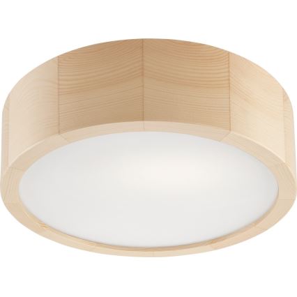 Kopalniška stropna svetilka NATURAL 2xE27/15W/230V IP54 bor ø 27 cm