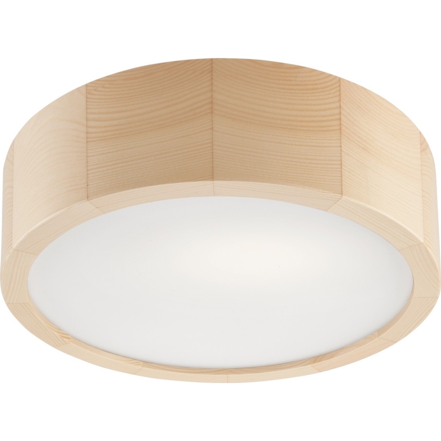 Kopalniška stropna svetilka NATURAL 2xE27/15W/230V IP54 bor ø 27 cm