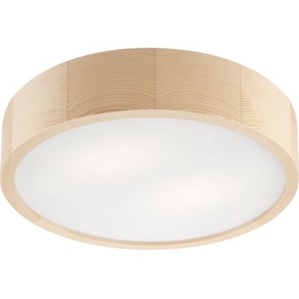 Kopalniška stropna svetilka NATURAL 3xE27/15W/230V IP54 bor ø 37 cm - FSC certifikat