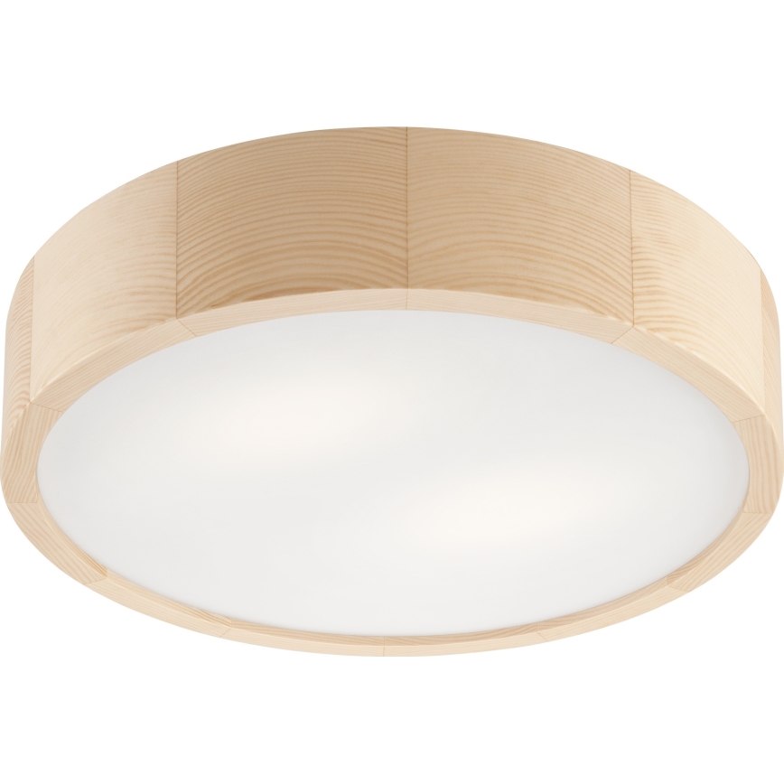 Kopalniška stropna svetilka NATURAL 3xE27/15W/230V IP54 bor ø 37 cm - FSC certifikat