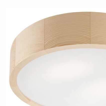 Kopalniška stropna svetilka NATURAL 3xE27/15W/230V IP54 bor ø 37 cm - FSC certifikat