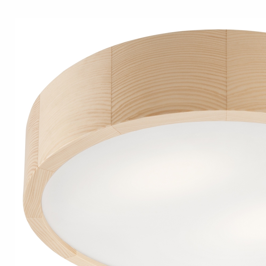 Kopalniška stropna svetilka NATURAL 3xE27/15W/230V IP54 bor ø 37 cm - FSC certifikat