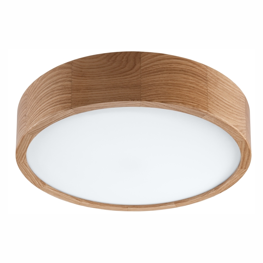 Kopalniška stropna svetilka OAK 3xE27/15W/230V hrast ø 37 cm IP54 - FSC certifikat