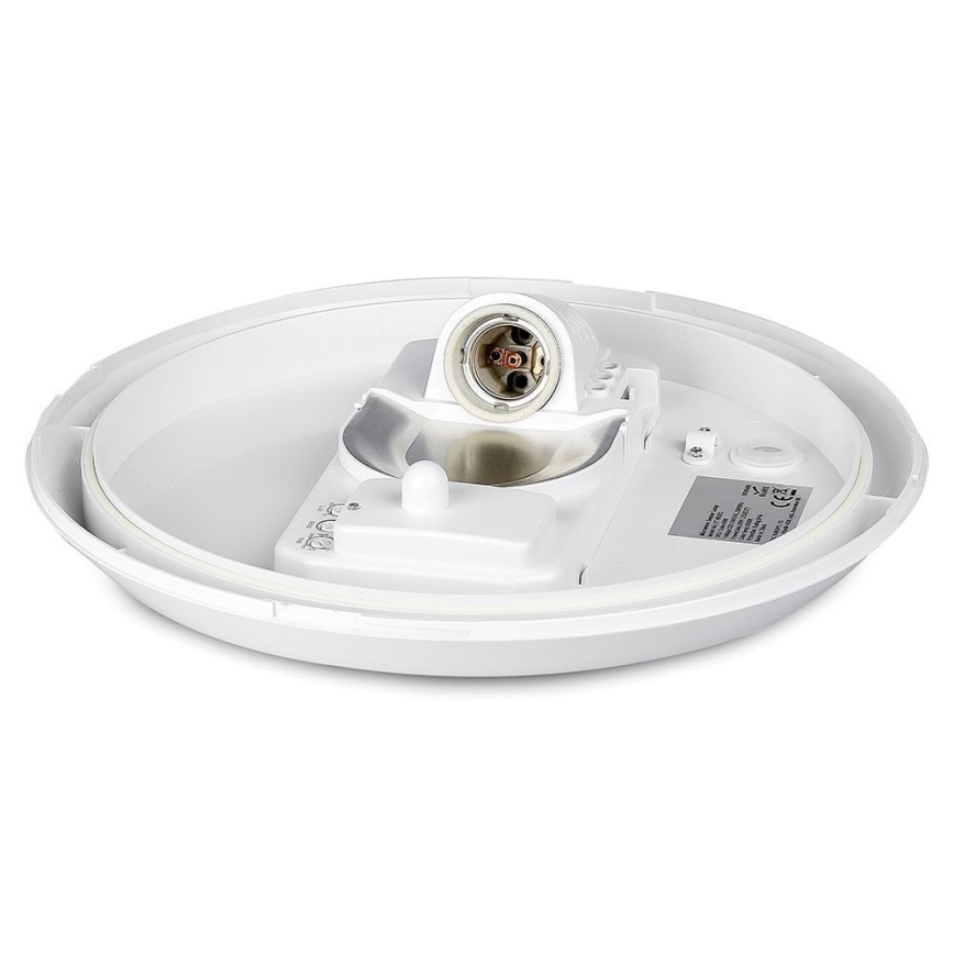 Kopalniška stropna svetilka s senzorjem 1xE27/60W/230V IP44 ø 29,6 cm