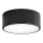 Kopalniška stropna svetilka s senzorjem CLEO 1xE27/24W/230V, premer 20 cm, IP54, črna