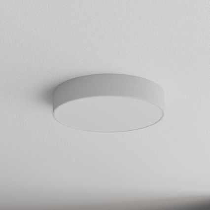 Kopalniška stropna svetilka s senzorjem CLEO 3xE27/24W/230V Ø 40 cm siva IP54