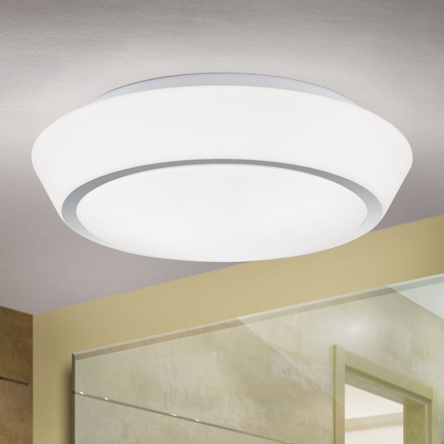 Kopalniška stropna svetilka TENA 3xE27/60W/230V Ø 38 cm IP44 bela