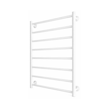 Kopalniški brisačni radiator INOX FLAT 163W/230V 77x53 cm nerjavno jeklo/bela