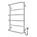 Kopalniški brisačni radiator LUX 105W/230V 81x52 cm nerjaveče jeklo/sijajni krom desna