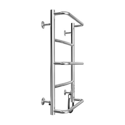 Kopalniški brisačni radiator LUX 65W/230V 66x42 cm iz nerjavečega jekla/sijajni krom desni