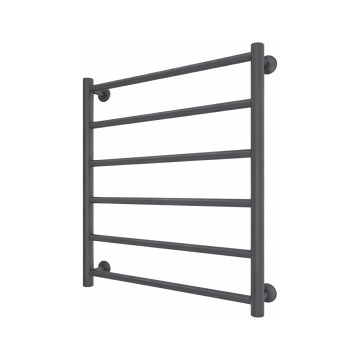 Kopalniški brisačnik INOX FLAT 122W/230V 57x43 cm, nerjaveče jeklo/antracit