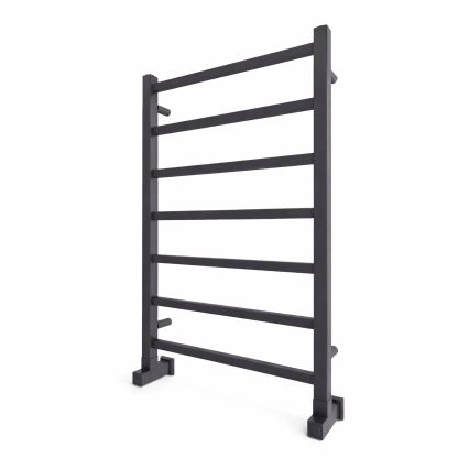 Kopalniški lestevni radiator INOX TOKIO 161W/230V 77x53 cm nerjaveče jeklo/antracit