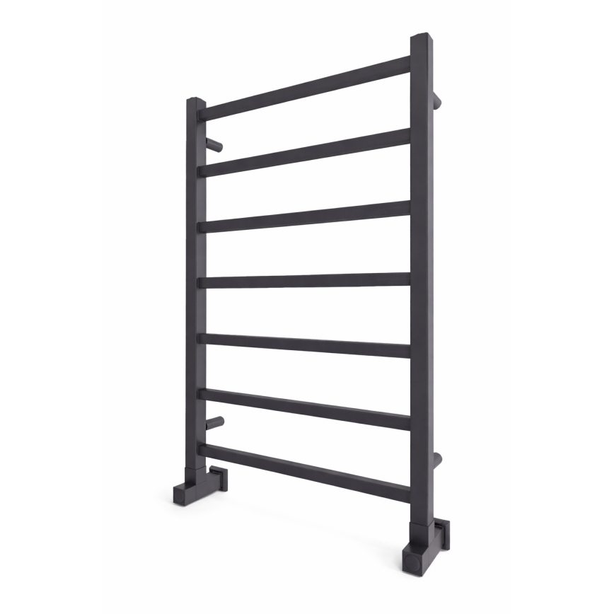 Kopalniški lestevni radiator INOX TOKIO 161W/230V 77x53 cm nerjaveče jeklo/antracit