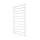 Kopalniški lestevni radiator INOX TOKIO 233W/230V 117x53 cm nerjaveče jeklo/bela