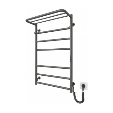 Kopalniški lestveni radiator HOME 95W/230V 77x53 cm inox/antracit desni