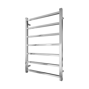 Kopalniški lestveni radiator INOX TOKIO 161W/230V 77x53 cm nerjaveče jeklo/sijajni krom