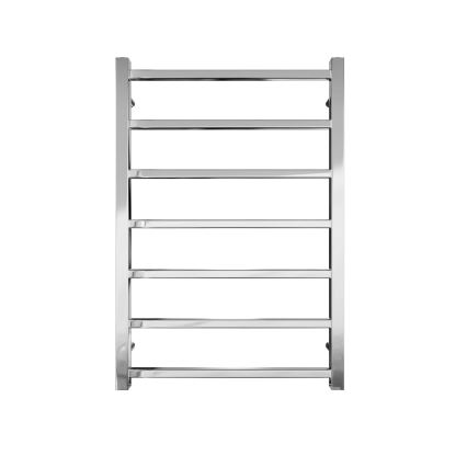 Kopalniški lestveni radiator INOX TOKIO 161W/230V 77x53 cm nerjaveče jeklo/sijajni krom