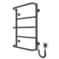 Kopalniški lestveni radiator LUX 65W/230V 66x42 cm iz nerjavečega jekla/antracit, desni