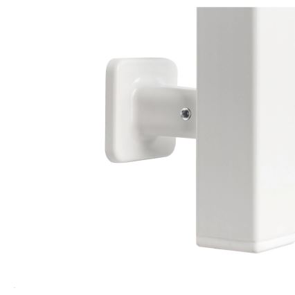 Kopalniški lestevni radiator z termostatom LARGO 432W/230V 80,6 cm IP44 bel desni kvadraten