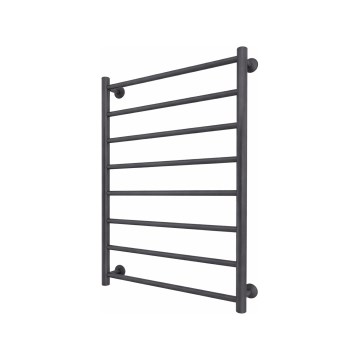 Kopalniški lestvičast radiator INOX FLAT 163W/230V 77x53 cm nerjaveče jeklo/antracit