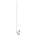 Kopalniški radiator RAY 35W/230V 150x30 cm IP44 nerjaveče jeklo/bela