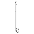 Kopalniški radiator RAY 35W/230V 150x30 cm IP44 nerjaveče jeklo/črna