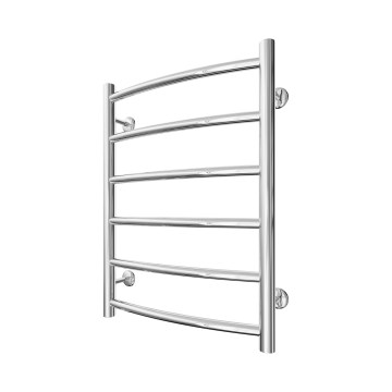 Kopalniški rebrasti radiator INOX CLASSIC 120W/230V 57x43 cm nerjavno jeklo/sijajni krom