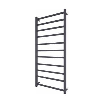 Kopalniški rebrasti radiator INOX TOKIO 233W/230V 117x53 cm nerjaveče jeklo/antracit