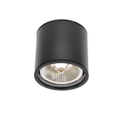 Kopalniški reflektor CHLOE AR111 1xGU10/12W/230V IP65 okrogla črna