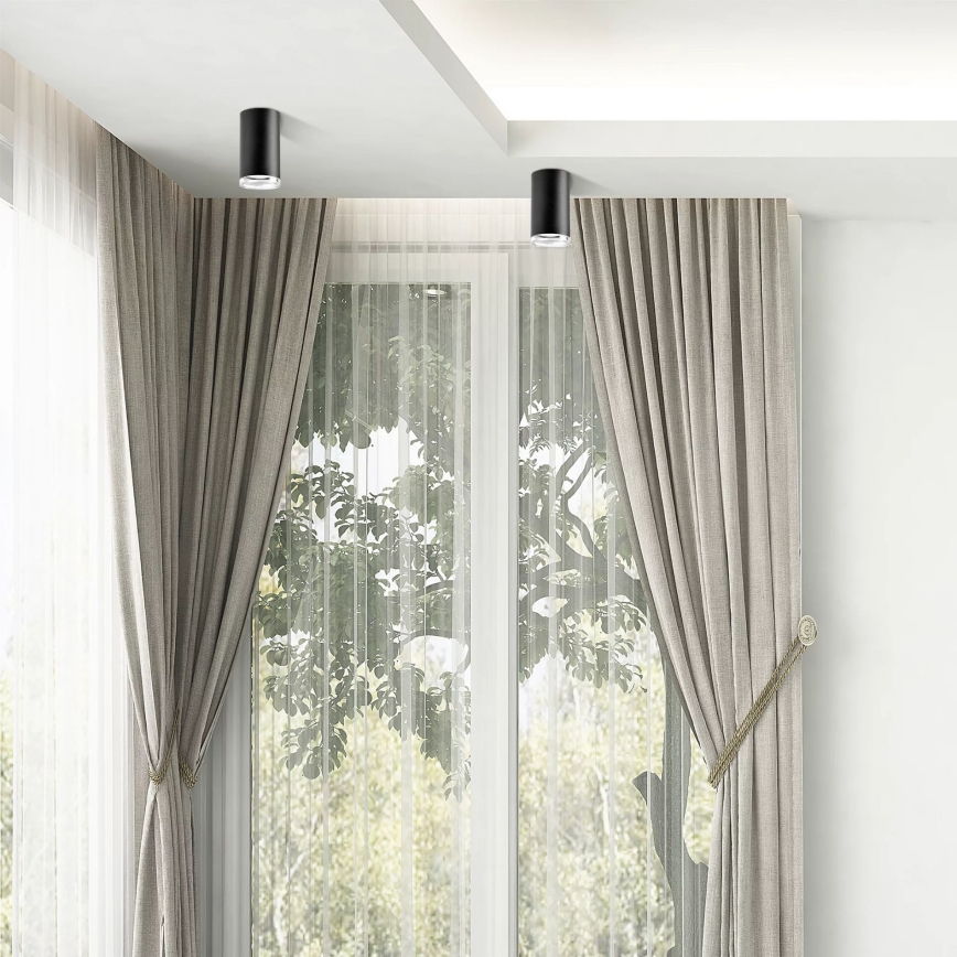 Kopalniški reflektor TURYN 1xGU10/10W/230V IP44 črna