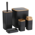 Kopalniški set ZOYA 5 kos črna/rjava