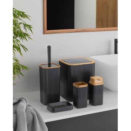 Kopalniški set ZOYA 5 kos črna/rjava