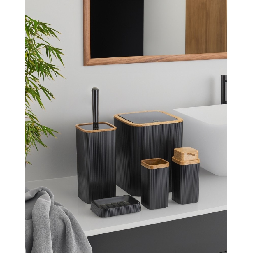 Kopalniški set ZOYA 5 kos črna/rjava