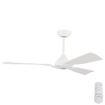 Kopalniški stropni ventilator d. 132 cm IP44 bela + Daljinski upravljalnik