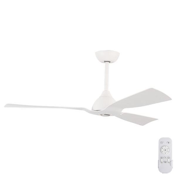 Kopalniški stropni ventilator d. 132 cm IP44 bela + Daljinski upravljalnik
