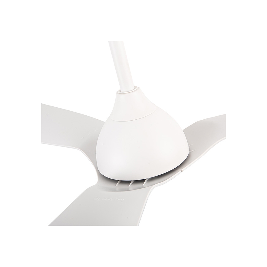 Kopalniški stropni ventilator d. 132 cm IP44 bela + Daljinski upravljalnik
