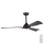 Kopalniški stropni ventilator pr. 132 cm IP44 črna + Daljinski upravljalnik
