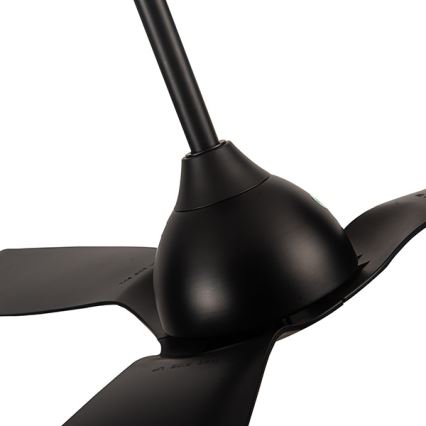 Kopalniški stropni ventilator pr. 132 cm IP44 črna + Daljinski upravljalnik