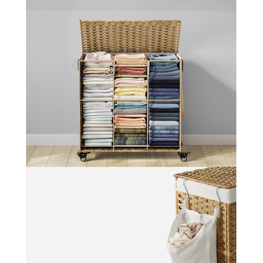 Koš za perilo FLYN iz ratana