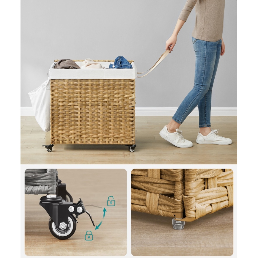 Koš za perilo FLYN iz ratana