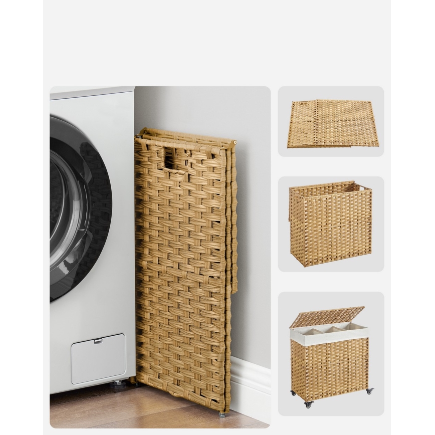 Koš za perilo FLYN iz ratana