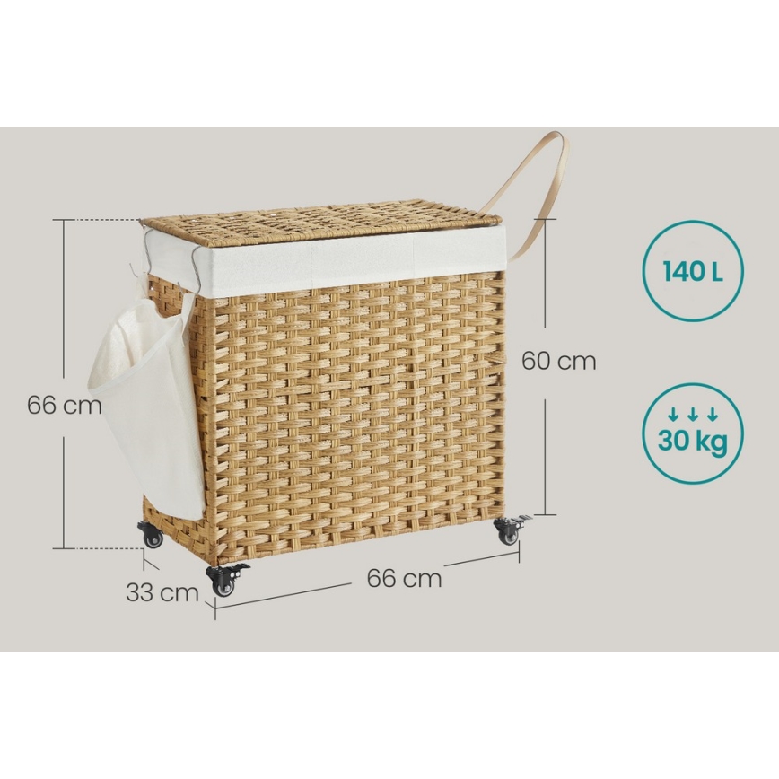 Koš za perilo FLYN iz ratana