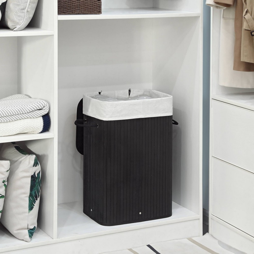 Koš za perilo GUS, črn