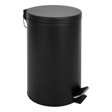 Koš za smeti 20 l črne barve