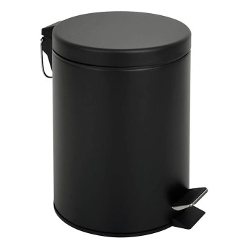 Koš za smeti 3 l, črne barve