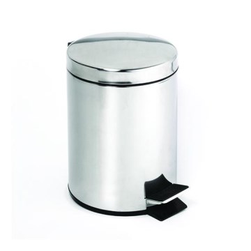 Koš za smeti 30x45 cm nerjaveče jeklo/srebrne barve