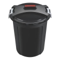 Koš za smeti HEIDRUN 46 l, črn