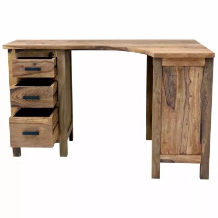 Kotna miza RAMI 130x85 cm masiven les/palisander