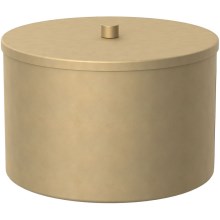 Kovinska škatla za shranjevanje 12x17,5 cm zlata